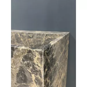 Раковина из китайского мрамора Yellow Spider 