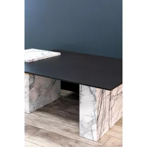 Журнальный столик из мрамора и Lapitec