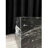Кашпо из мрамора Silver Portoro